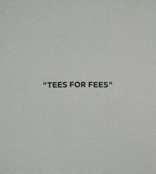 F5 F5 - رمادي Round Neck T-Shirts