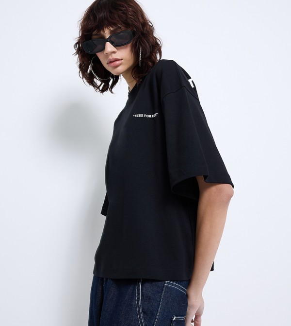 F5 F5 - أسود Short Sleeve T-Shirts