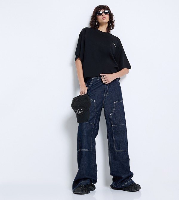 F5 F5 - أسود Short Sleeve T-Shirts