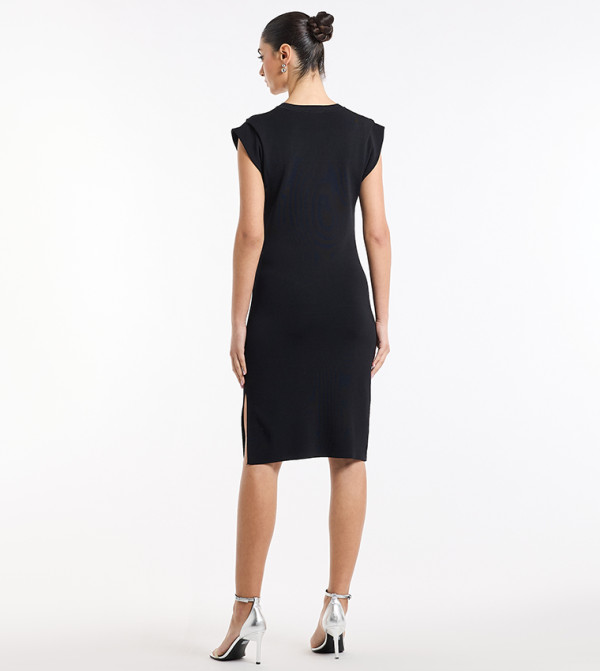 BCBG  Clothing - Black Midi Dresses