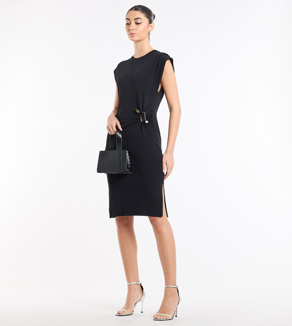 BCBG  Clothing - Black Midi Dresses