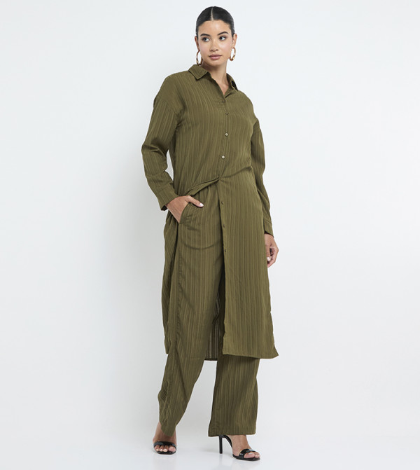 Anne Klein  Co-Ord Set - Green Co-Ord Set