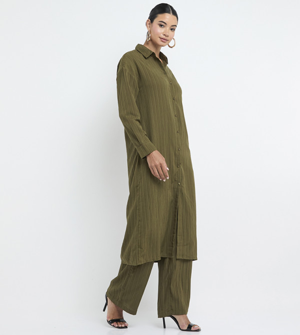 Anne Klein  Co-Ord Set - Green Co-Ord Set