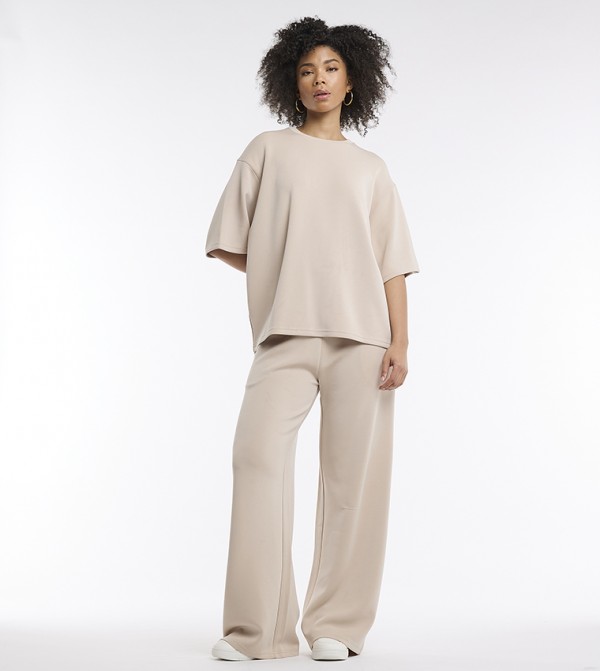 BCBG BCBG - Beige Short Sleeve T-Shirts