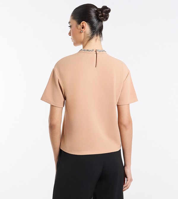 BCBG BCBG - Beige Casual Tops