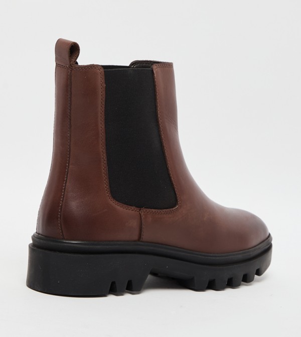 Hush Puppies  Ankle Boots - Brown Ankle length Boots