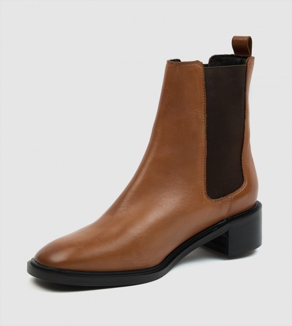 Hush Puppies  Ankle Boots - Tan Ankle length Boots
