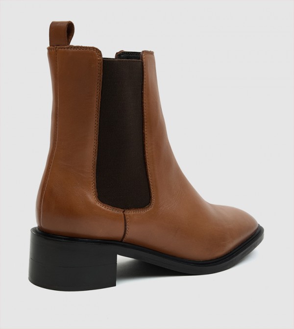 Hush Puppies  Ankle Boots - Tan Ankle length Boots