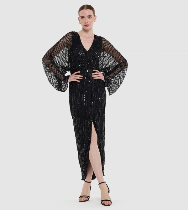 BCBG  AppleBodyType - Black Maxi Dresses