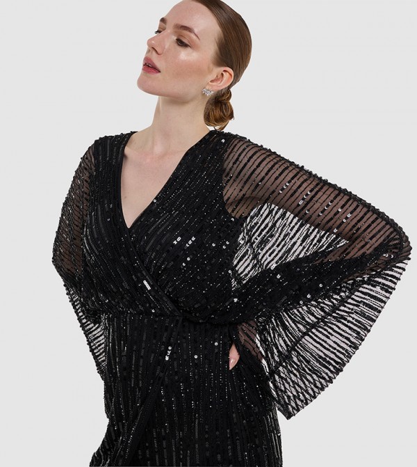 BCBG  AppleBodyType - Black Maxi Dresses