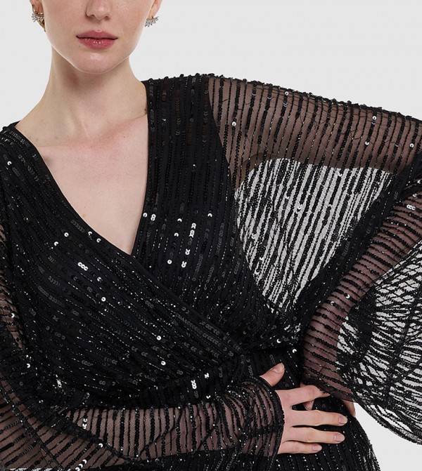 BCBG  AppleBodyType - Black Maxi Dresses