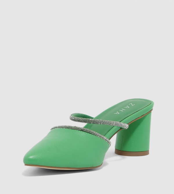 ZAHA @ CCC CCC - Green Mules