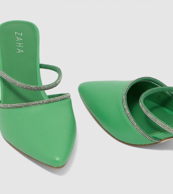 ZAHA @ CCC CCC - Green Mules