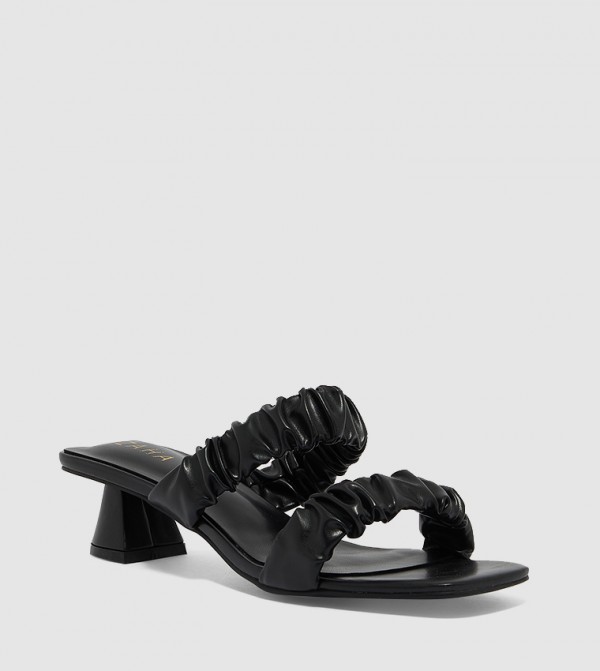 ZAHA @ CCC  - Black Heeled Sandals