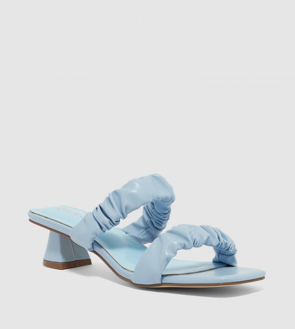 ZAHA @ CCC  - Blue Heeled Sandals