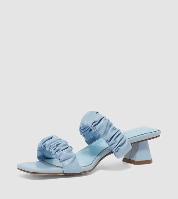 ZAHA @ CCC  - Blue Heeled Sandals