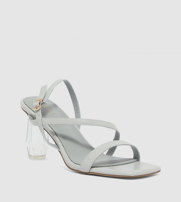 ZAHA @ CCC  - Grey Heeled Sandals