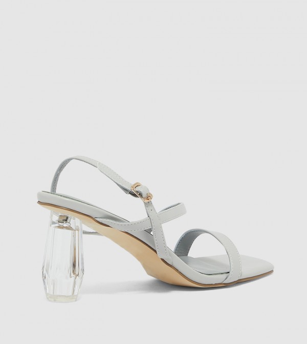 ZAHA @ CCC  - Grey Heeled Sandals