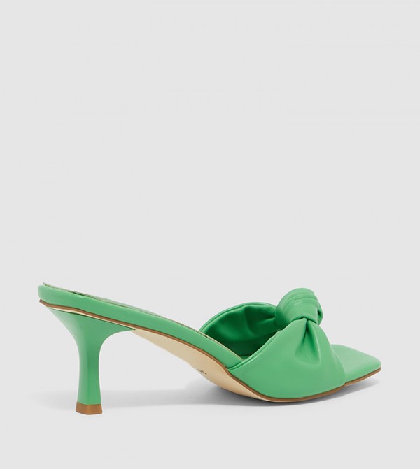 ZAHA @ CCC ZAHA - Green Heeled Sandals