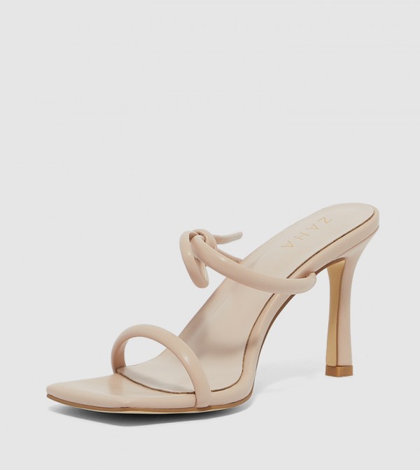 ZAHA @ CCC  - Beige Heeled Sandals