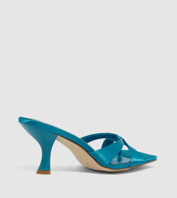 ZAHA @ CCC  - Blue Heeled Sandals
