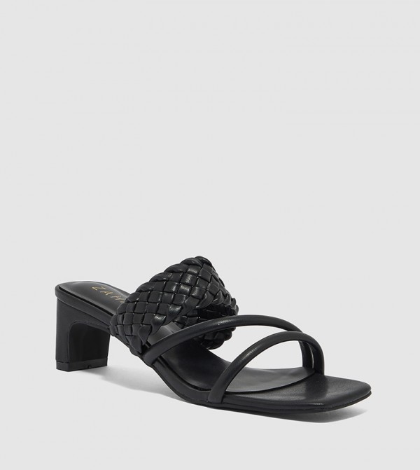 ZAHA @ CCC  - Black Heeled Sandals