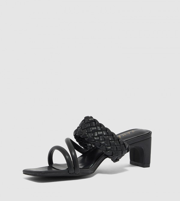 ZAHA @ CCC  - Black Heeled Sandals