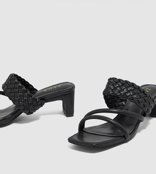 ZAHA @ CCC  - Black Heeled Sandals
