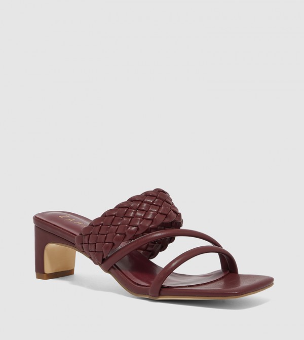 ZAHA @ CCC  - Brown Heeled Sandals