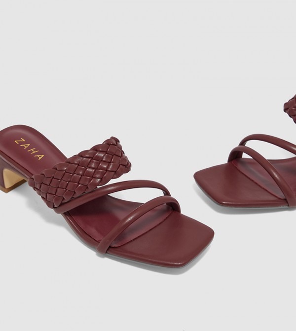 ZAHA @ CCC  - Brown Heeled Sandals