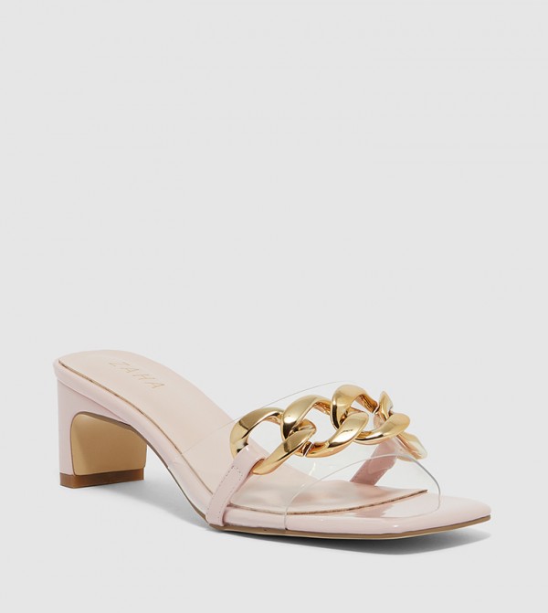 ZAHA @ CCC  - Pink Heeled Sandals