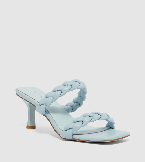 ZAHA @ CCC  - Blue Heeled Sandals