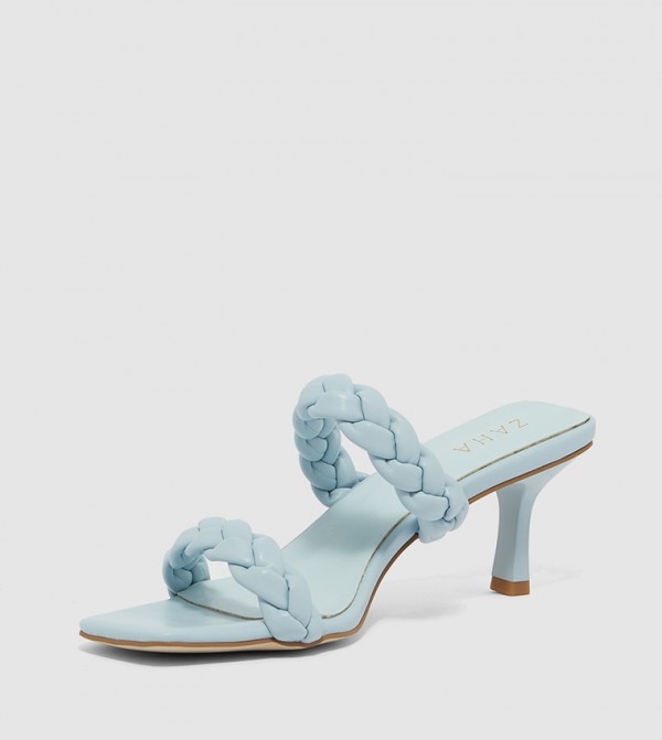 ZAHA @ CCC  - Blue Heeled Sandals
