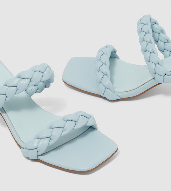 ZAHA @ CCC  - Blue Heeled Sandals