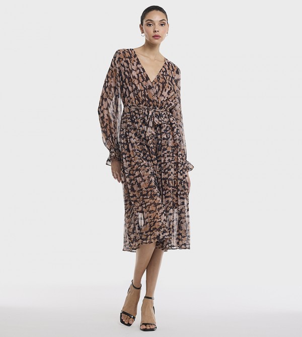 BCBG BCBG - Brown Midi Dresses