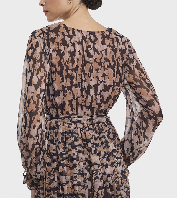 BCBG BCBG - Brown Midi Dresses