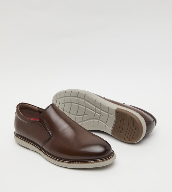 هاش بابيز أحذية سهلة الارتداء - بني سهل الارتداء