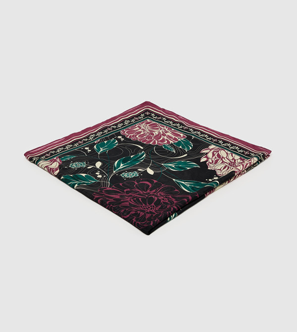 BCBG  Scarves - Black Woven Scarves