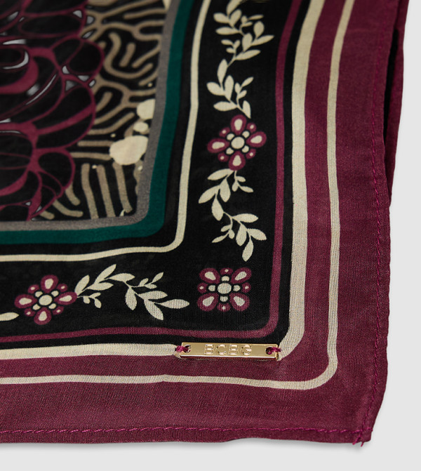 BCBG  Scarves - Black Woven Scarves