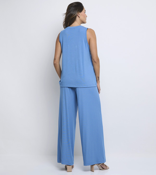 Anne Klein  Co-Ord Set - Blue Co-Ord Set