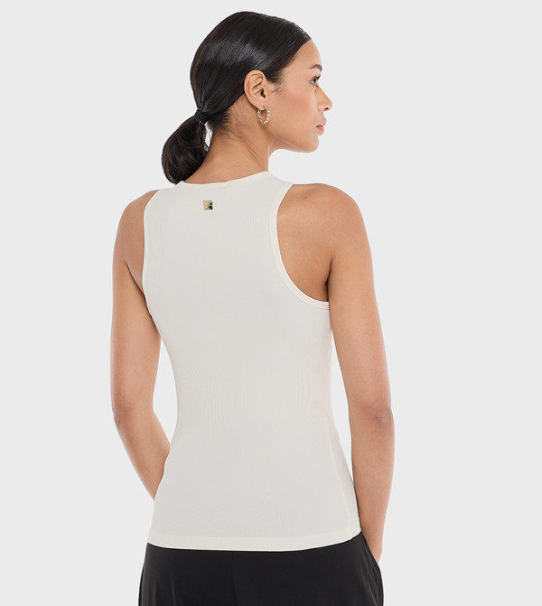 BCBG BCBG - White Sleeveless Tops