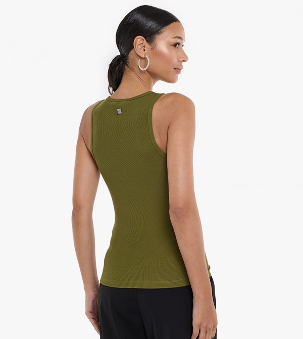 بي سي بي جي بي سي بي جي - أخضر Sleeveless Tops