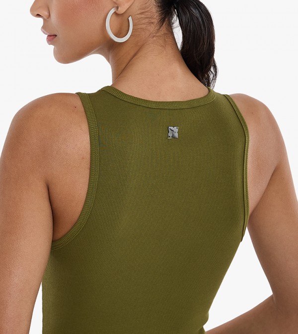 بي سي بي جي بي سي بي جي - أخضر Sleeveless Tops