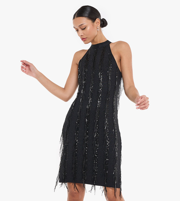 BCBG  Mini Dresses - Black Mini Dresses