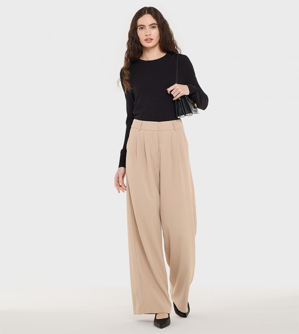 BCBG  Sweaters - Black Round Neck Sweaters
