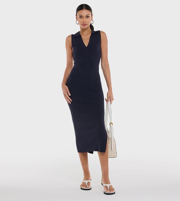 BCBG BCBG - Navy Midi Dresses