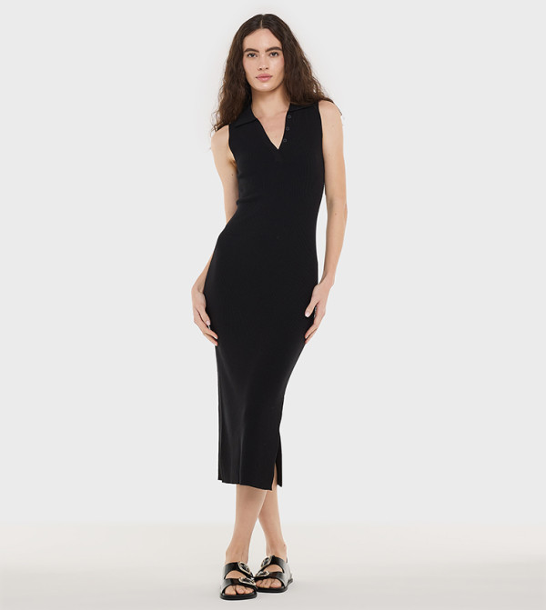 BCBG BCBG - Black Midi Dresses