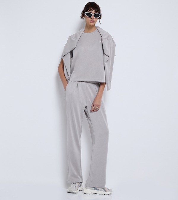 F5  - Grey Short Sleeve T-Shirts