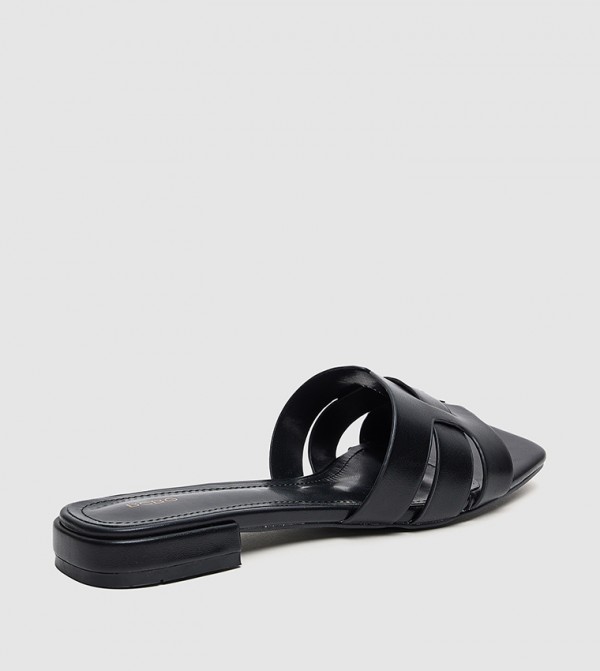 BCBG  - Black Flat Sandals
