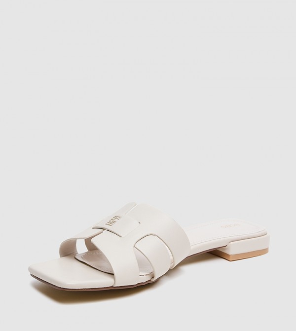 BCBG  - Beige Flat Sandals